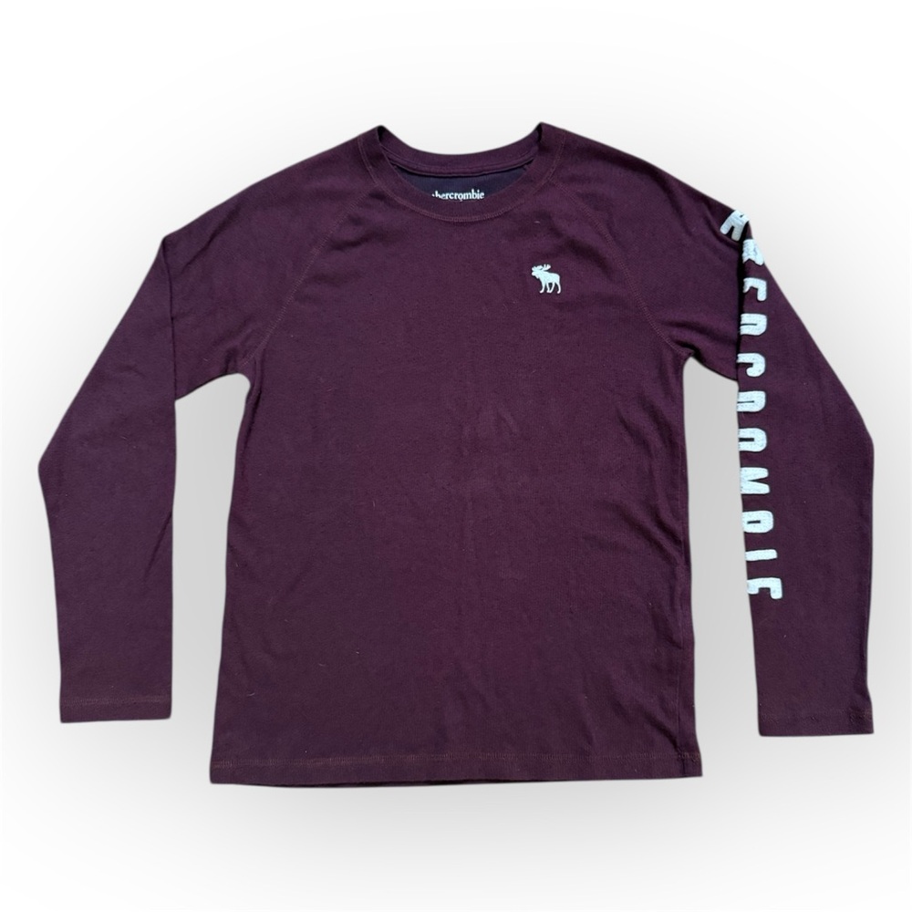 Abercrombie Burgundy Long Sleeve Shirt Size 9/10
